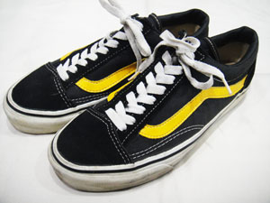 USA製】９０'S VANS OLD SKOOL ”黒/黄色” （サイズ：８ハーフ）